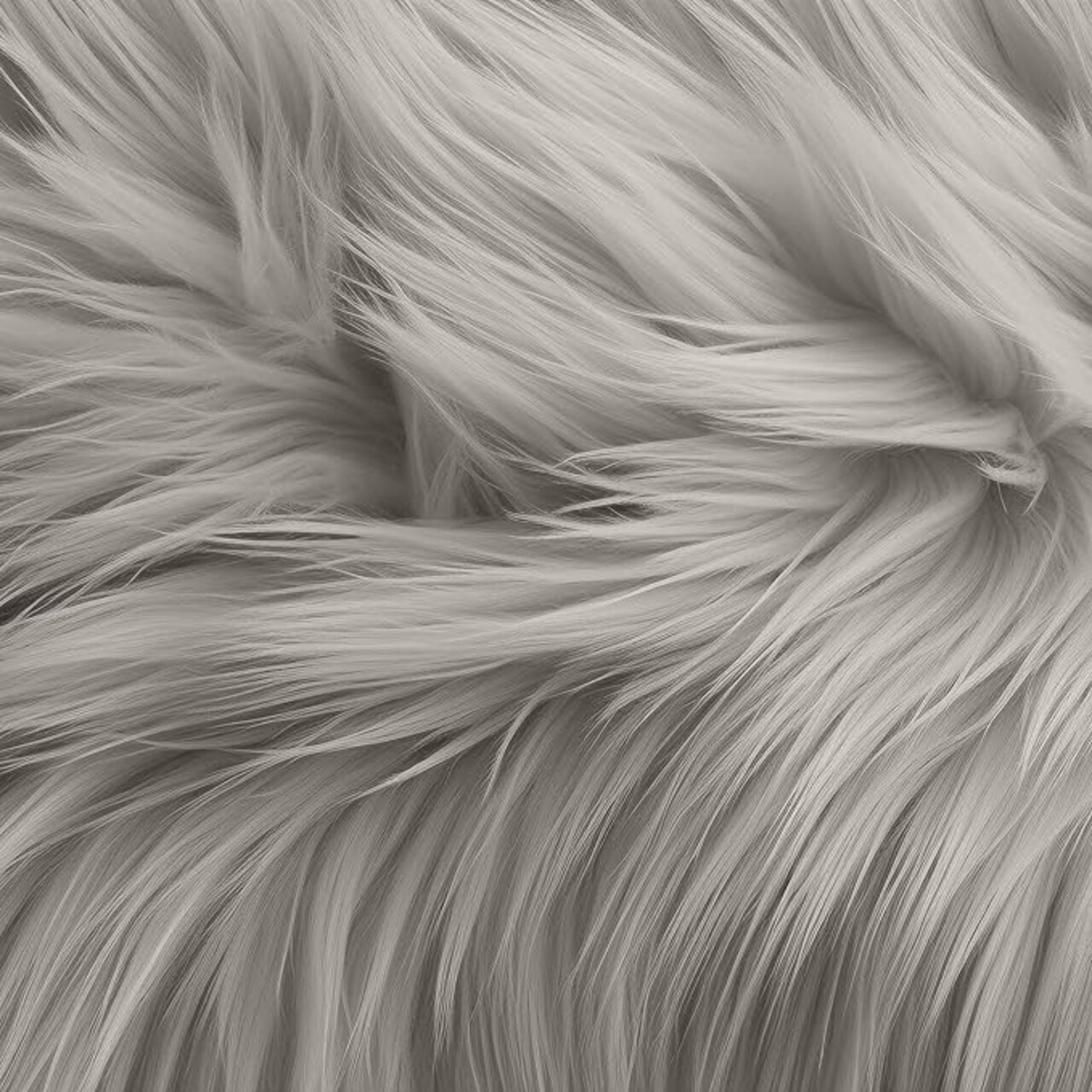 FabricLA | Faux Fur Round Circular Fluffy Shaggy Fabric | Use Round Faux Fur for Carpet, Play Mats, Bedroom, Christmas Decoration
